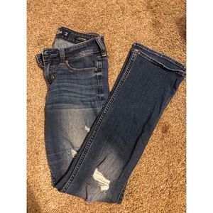 Hollister Low Rise Bootcut with holes